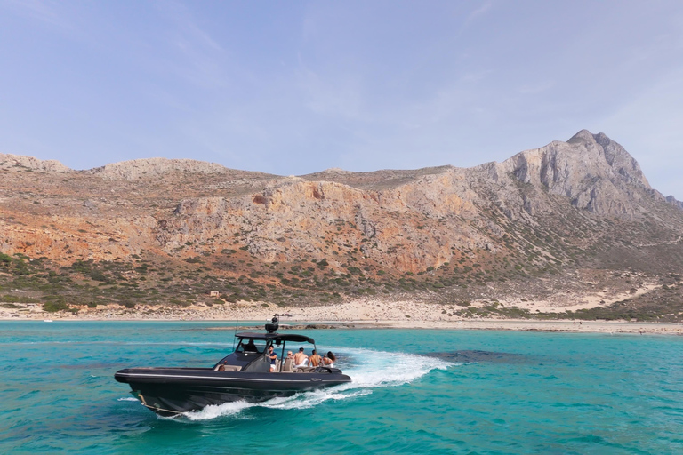 Kissamos : Croisière en bateau rapide à Balos et Gramvousa avec plongée en apnéeCroisière en bateau rapide sans prise en charge et retour