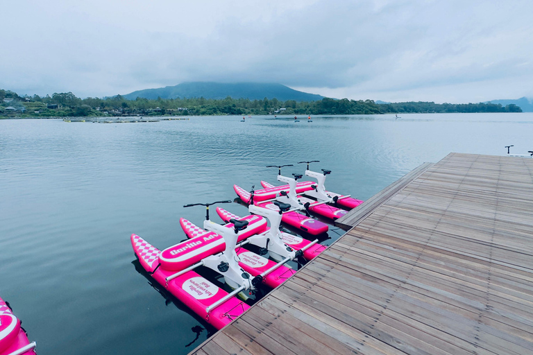 Bali/Mount Batur: Guided Lake Batur Water Bike Experience Guided Water Bike Experience with Meeting Point