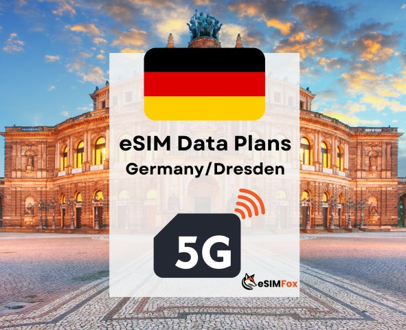 Dresden :eSIM Internet Data Plan Germany high-speed 5G
