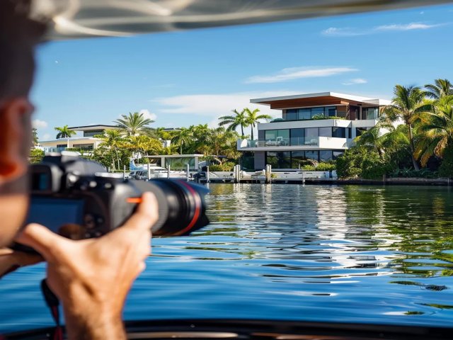 Miami Skyline Bootstour - Blick aufs Wasser in der Biscayne Bay