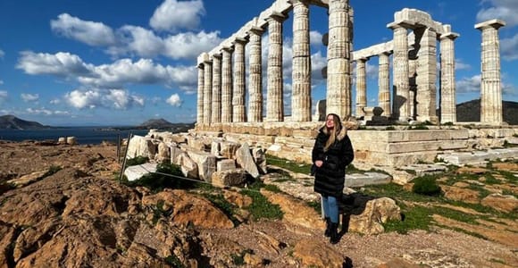 From Athens: Temple of Poseidon Sunset Tour in Cape Sounio
