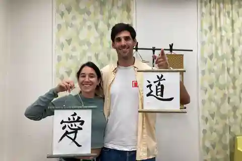 東京書道・掛軸ワークショップ