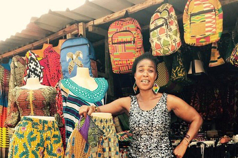 Accra: Guided Souvenir Shopping Tour with Tastings VIP Private Car (Fully Guided & Chauffeured)