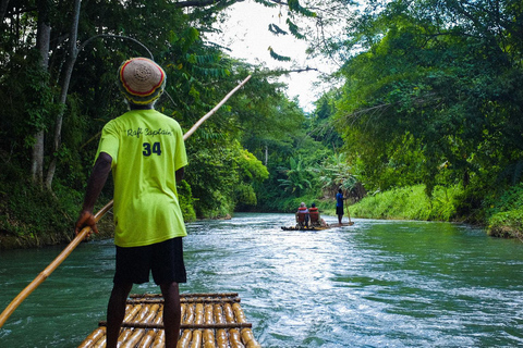 From Montego Bay to Martha Brae River Rafting and Shopping Montego Bay: Martha Brae River Rafting with Shopping Trip