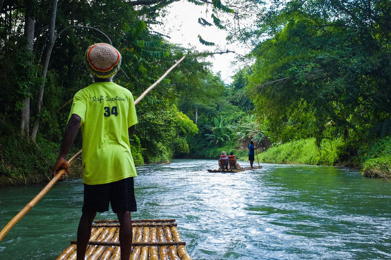 From Montego Bay to Martha Brae River Rafting and Shopping Montego Bay: Martha Brae River Rafting with Shopping Trip