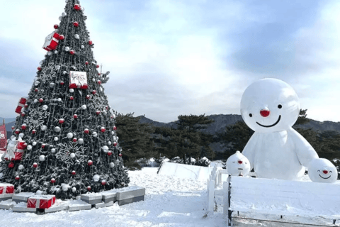 Seúl: SnowyLand en el Parque Vivaldi con Nami o AlpacaExcursión en grupo con Mundo Alpaca desde la Estación DDP