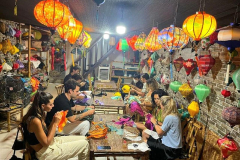 Hoi An: Creazione di lanterne e lezioni di cucina con giro in barca con cestino