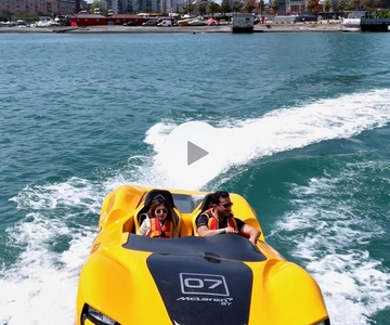 Batumi: Private, Delightful Car boat Ride at Black Sea