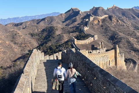 Beijing: Jinshanling Great Wall Private Tour with Lunch Bus to Jinshanling Great wall Hiking tour from Beijing