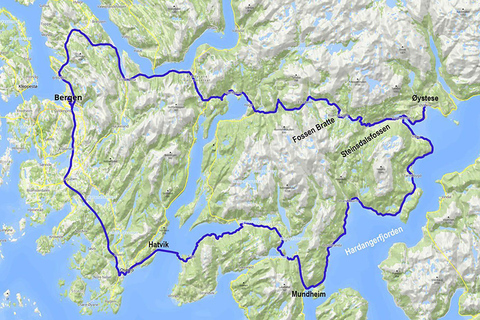 Scenic Hardangerfjord with Waterfalls & Lunch at a Garden 