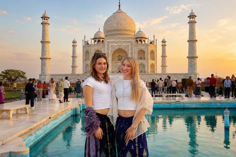 From Delhi: Taj Mahal Sunrise, Baby Taj & Agra Fort Day Tour