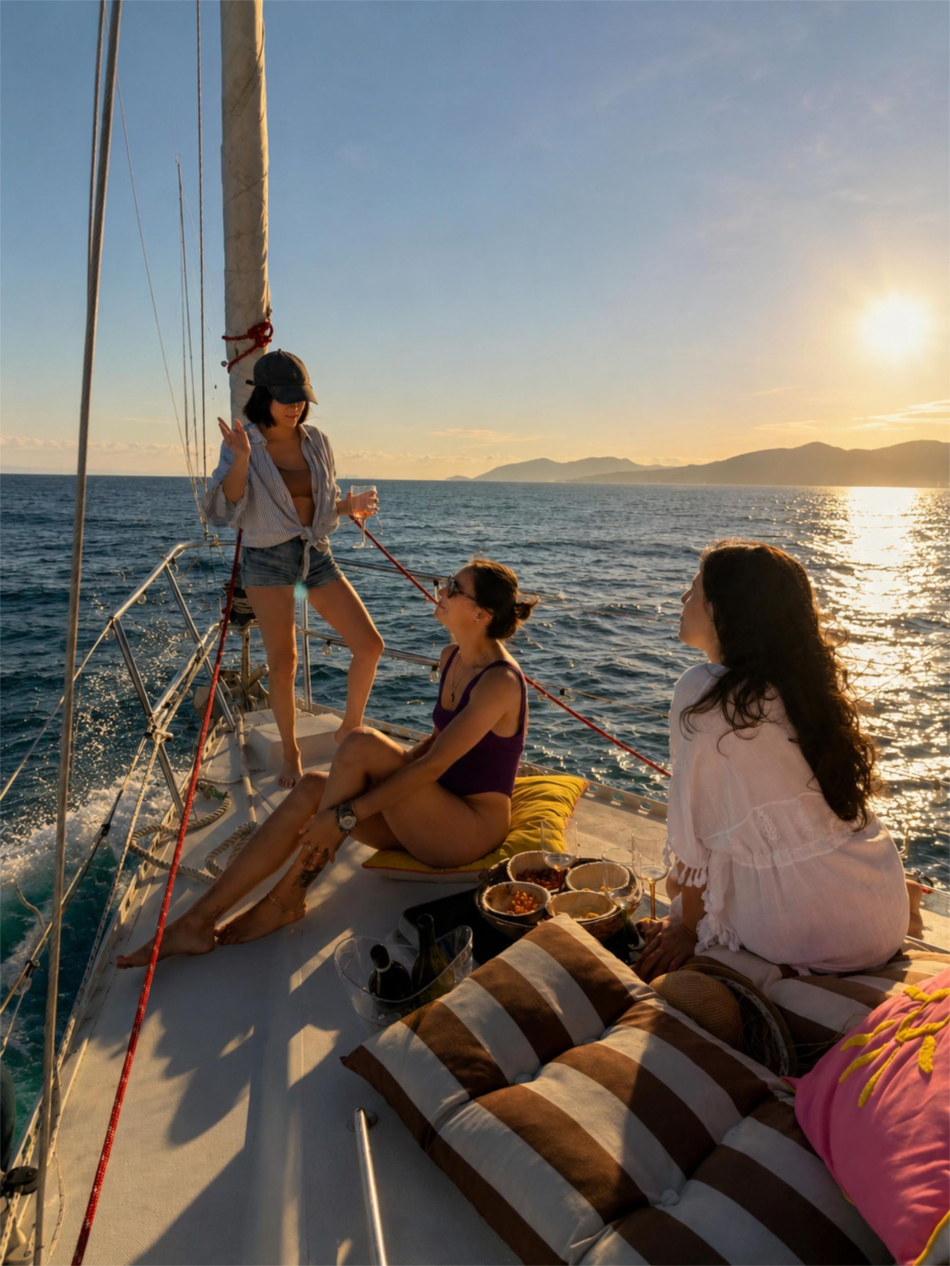 Toskanische Maremma: Privates Segelerlebnis mit Aperitif inklusive