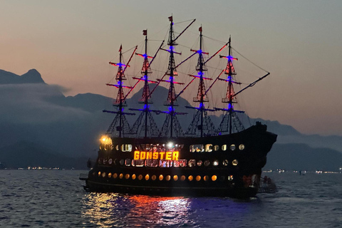 From Antalya: Kemer Disco Boat & Night Club Party Tour