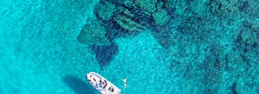 Au départ d'Olbia : excursion en canot pneumatique avec plongée libre vers l'île de Tavolara
