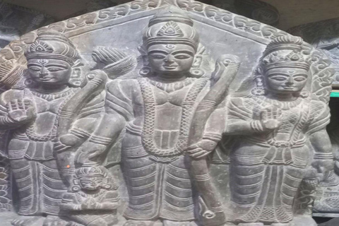 Kathmandu: tour della piazza Patan Durbar e laboratorio di scultura su pietra