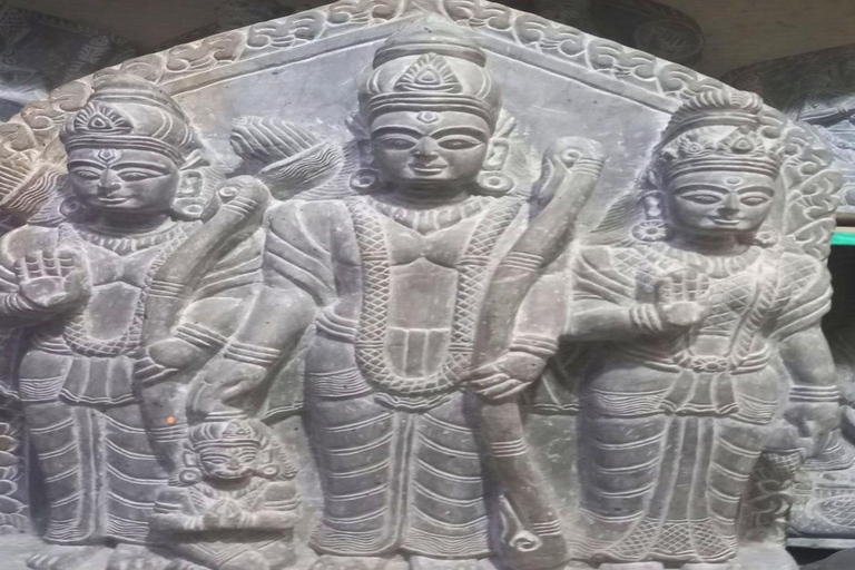 Kathmandu: tour della piazza Patan Durbar e laboratorio di scultura su pietra