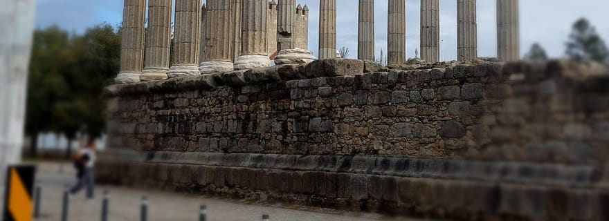 Promenade dans l'ère d'or d'Évora et dégustation de vins portugais.