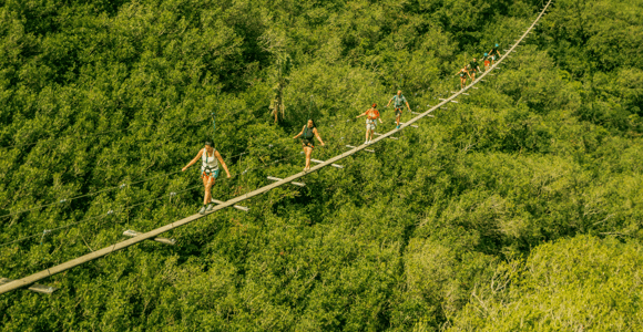 Vallépark: Quad Biking, 7 Zip-lines, Nepalese Bridge, Lunch