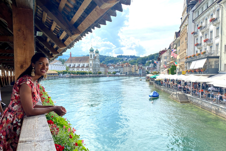 Lucerne: Private Walking Tour with Wine Tasting