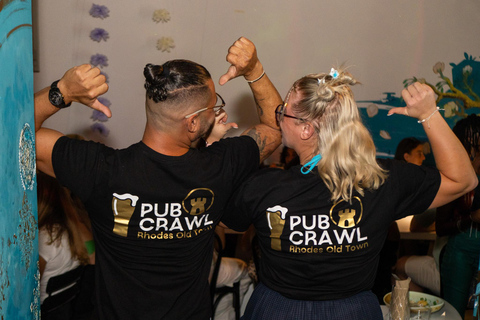 Rhodes Nightlife: Pub Crawl Old Town - 5 Bars & Free Shots