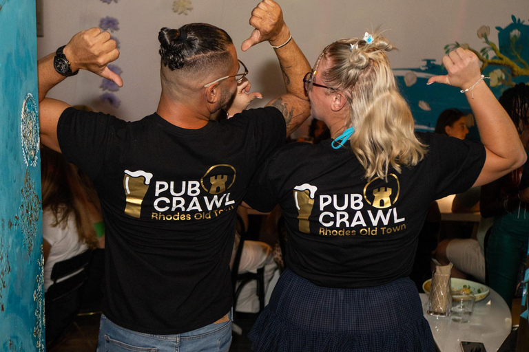 Rhodes Nightlife: Pub Crawl Old Town - 5 Bars & Free Shots