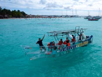 Isla Mujeres: Escursione Crystal Boat Tour in barca ai Caraibi