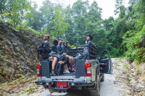 Khao Lak: excursion d'une journée en jeep dans la jungle tout-terrain avec déjeuner