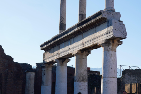 From Sorrento: Pompeii Skip-the-Line, Train Tkt & Tour