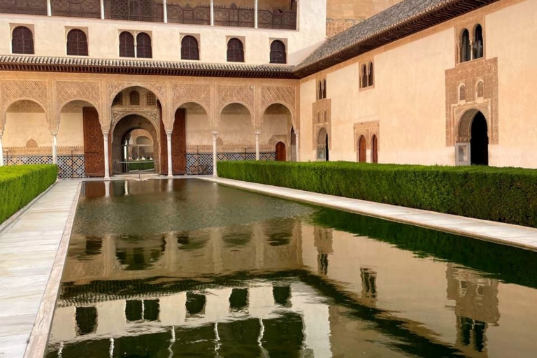 Granada: Alhambra y Palacios Nazaríes Visita Guiada y EntradasPequeño Gruop Tour en ruso