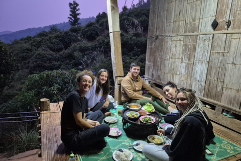 Chiang Rai: 2-Day Jungle Trek only walk with Waterfall