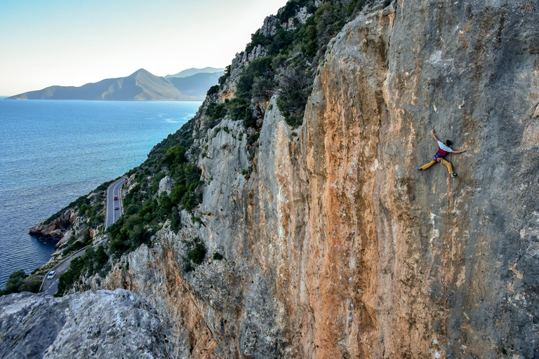 Leonidio : séance d&#039;escalade avec un guide