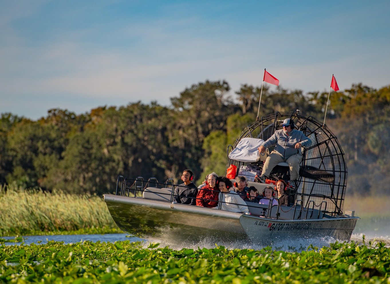 Kissimmee: Boggy Creek Airboat Ride med valgfrit måltid