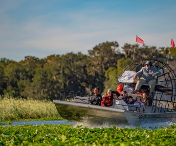 Kissimmee: Passeio de aerobarco em Boggy Creek com refeição opcional