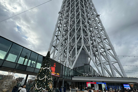 Tour panoramico privato di Tokyo con autista parlante ingleseTour privato di Tokyo di un giorno intero con autista parlante inglese