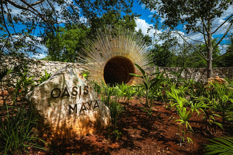 Au départ de Cancun : Ek Balam et visite des cénotes avec déjeuner et transfert