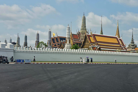 Bangkok, Bangkok: Grand Palace, Wat Pho &amp; båttur med lång svansPrivat grupp