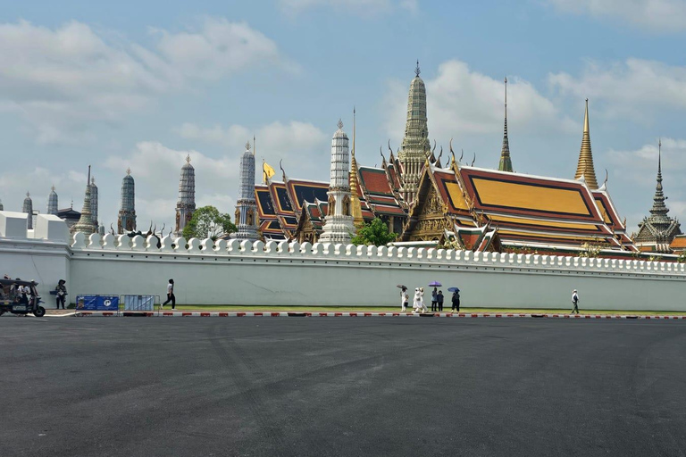 Bangkok: Grand Palace, Wat Pho e Long Tail Boat TourGruppo privato