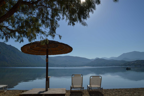 From Athens: Loutraki, Vouliagmeni Lake & Beach Swim Day