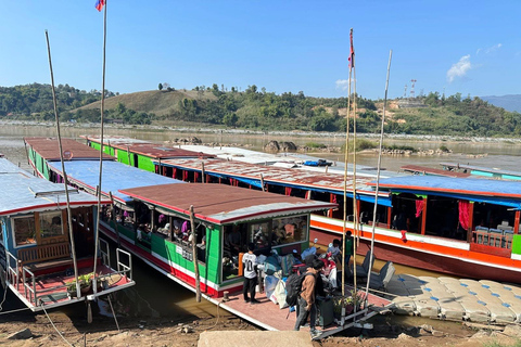 Chiang Rai Half Day & 2 Days Luang Prabang Slow Boat Trip