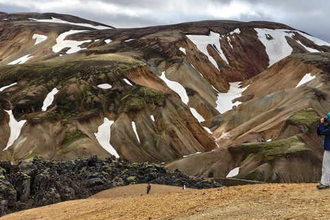 Reykjavík/Hella : Excursion d&#039;une journée sur les hauts plateaux de Landmannalaugar