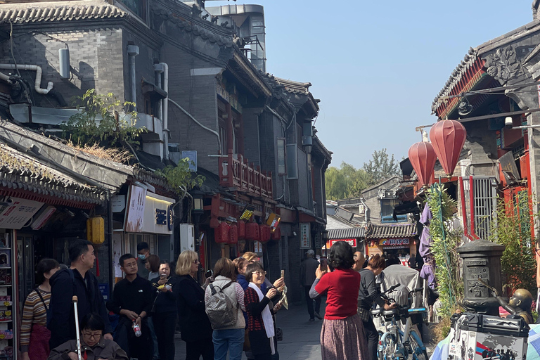 Hutong dell&#039;antica Pechino+Torre del tamburo+Spuntini localiTour a piedi degli Hutong dell&#039;antica città di Pechino