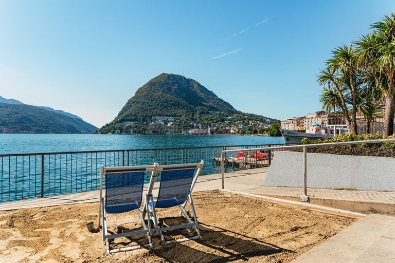 Milan : Excursion d'une journée sur le lac de Côme et Lugano avec croisière privée