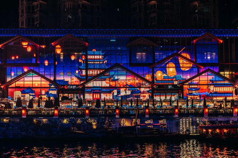 Chengdu: Jinjiang River Night Cruise with Guide
