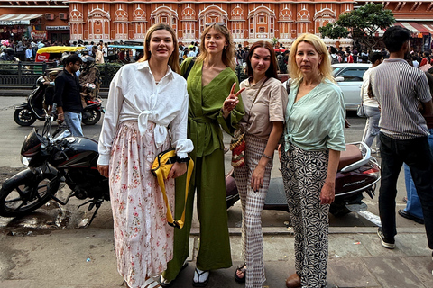 Jaipur: Full Day Sightseeing Tour by Private Car with Guide Jaipur Day Tour with Private car + Guide + Lunch