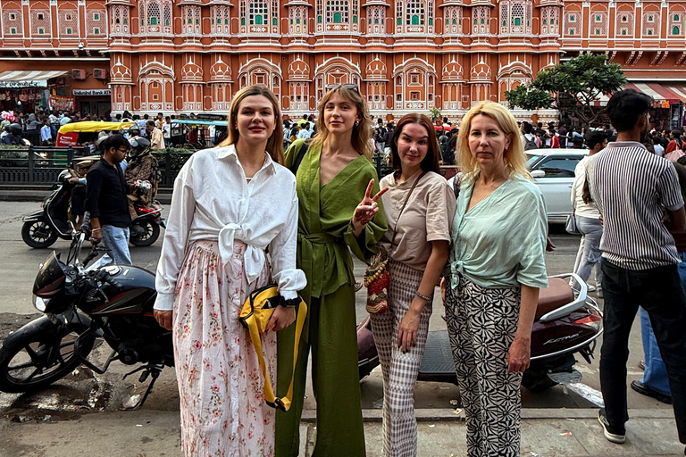 Jaipur: Full Day Sightseeing Tour by Private Car with Guide Jaipur Day Tour with Private car + Guide + Lunch