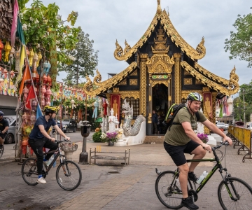 Chiang Mai: Historische Altstadt 4-stündige geführte Fahrradtour