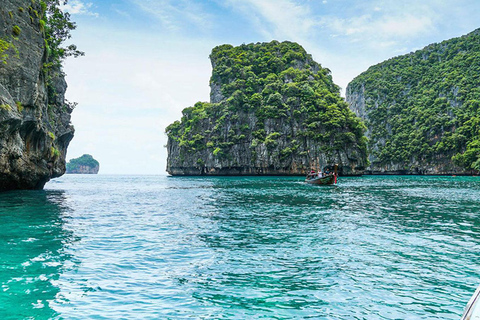 De Phi Phi: 6 horas de passeio particular de barco pelas Ilhas Phi PhiTour para 3 a 5 pessoas