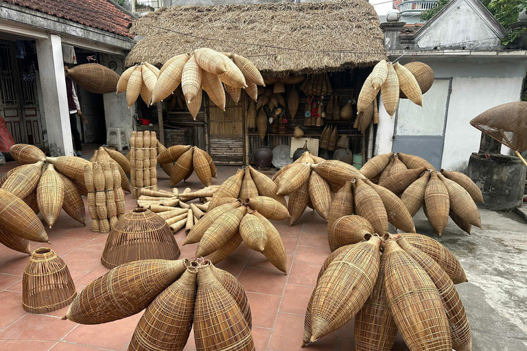 Hanoi: Day Trip to Bamboo Fish Trap & Soy Sauce Villages Full-Day Private Tour from 2 people up