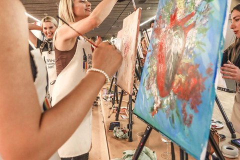 在格但斯克欣赏现场音乐会，绘画和品酒！格但斯克绘画和葡萄酒体验（含现场音乐会）！