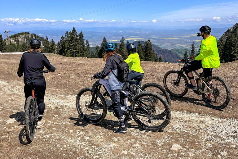 Brasov: E-Bike Tour nach Poiana Brasov (Altstadt und Wald)